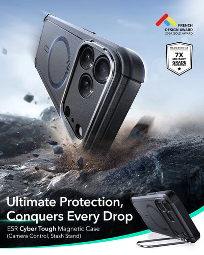 Cyber Tough Serisi Armor Kılıf - iPhone 17 Pro Max