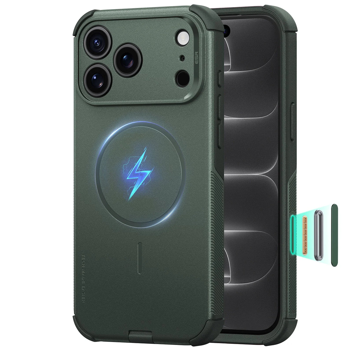 Cyber Tough Serisi Kılıf - iPhone 18 Pro