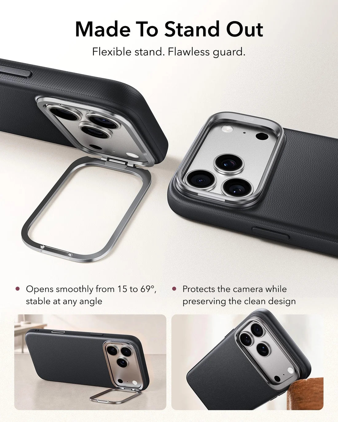 ESR Atelier Magsafe Standlı Kılıf - iPhone 18 Pro Max