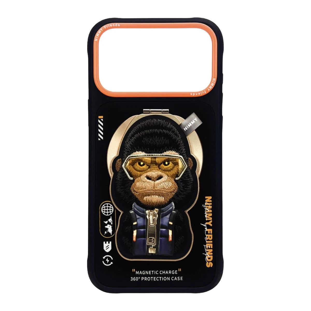 Gorilla Serisi Popsoket Serisi Kılıf - iPhone 17 Pro Max
