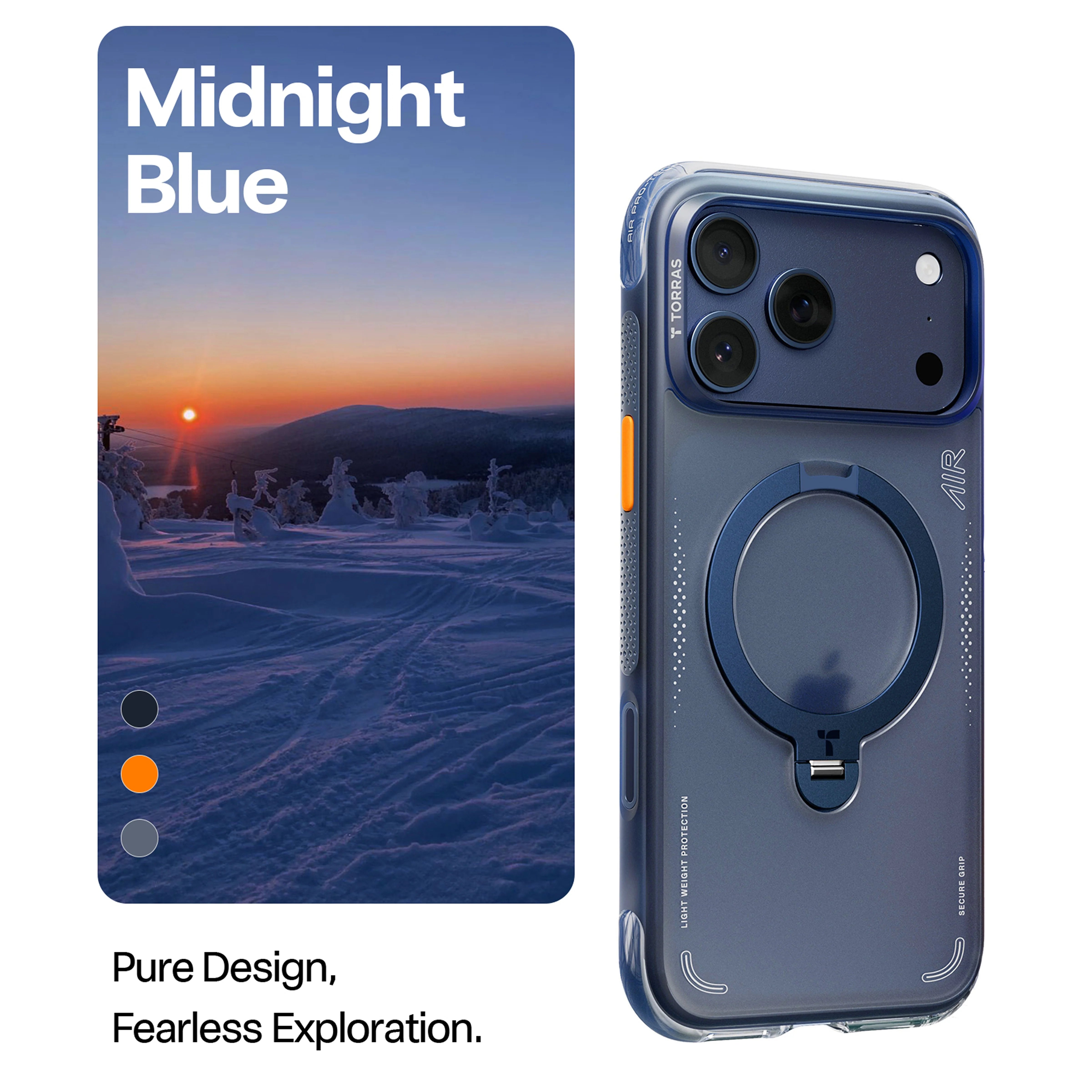 Ostand Q3 Air Serisi Kılıf - iPhone 17 Pro