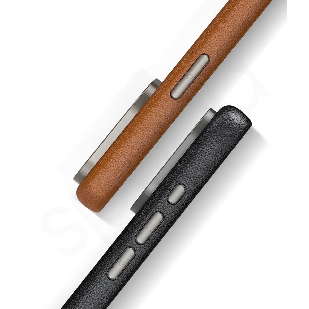 FaceDesing Orange Leather Serisi Kılıf - iPhone 17 Pro Max