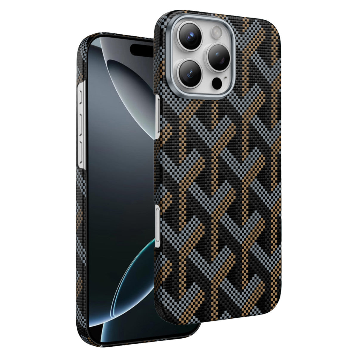 Kevlar Prague Serisi Kılıf - iPhone 16 Pro Max