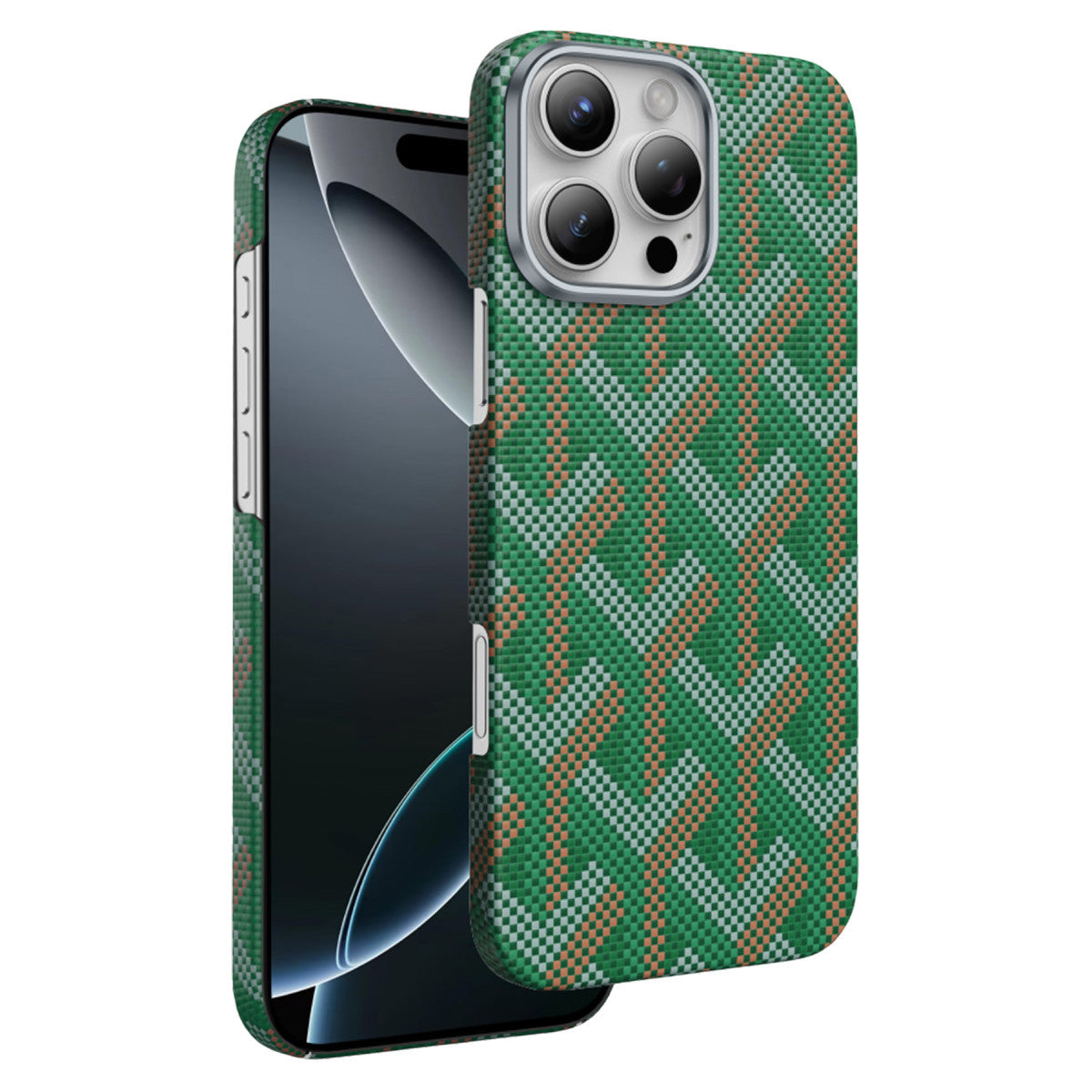 Kevlar Prague Serisi Kılıf - iPhone 16 Pro Max