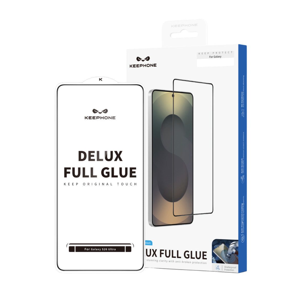 Delux Full Glue Sapphire Coathing Ekran Koruyucu - Samsung S26