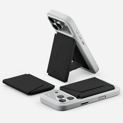 MOFT Agile Travel MagSafe Standlı Seyahat Kartlığı - Jet Black