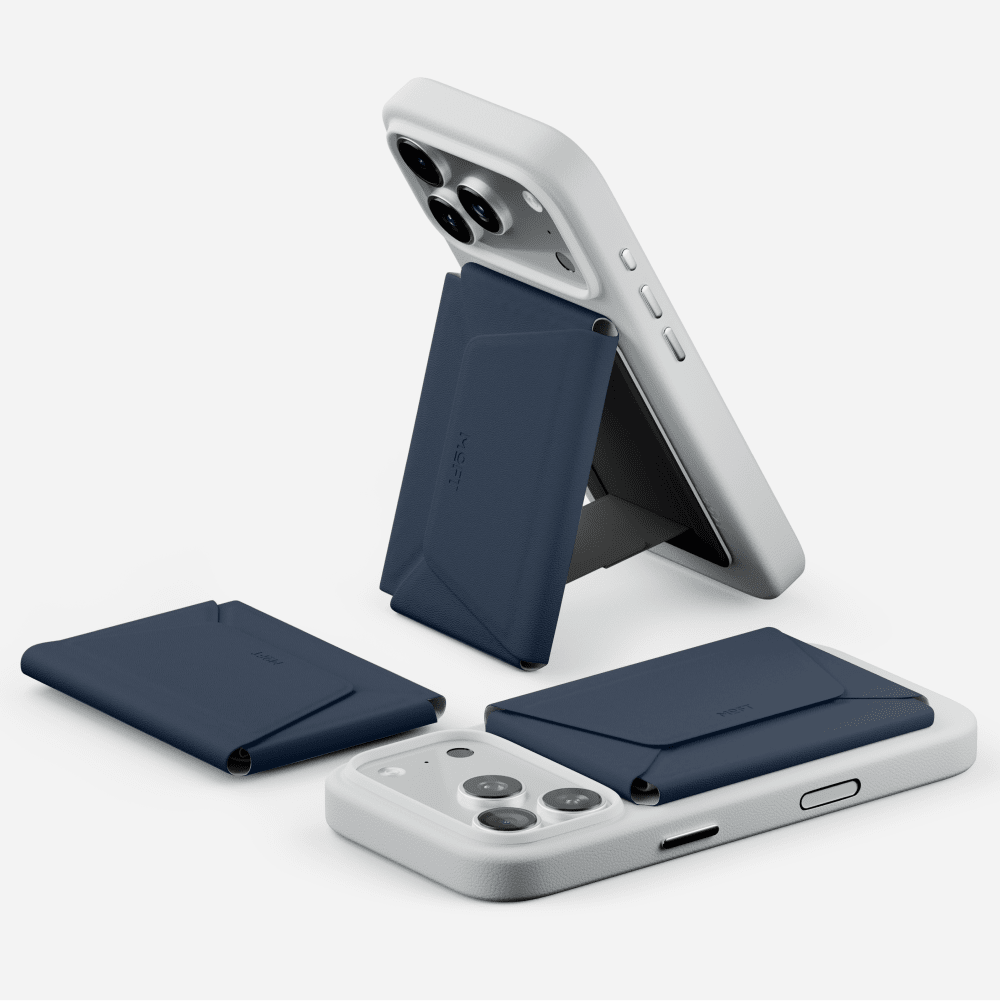 MOFT Agile Travel MagSafe Standlı Seyahat Kartlığı - Navy Blue