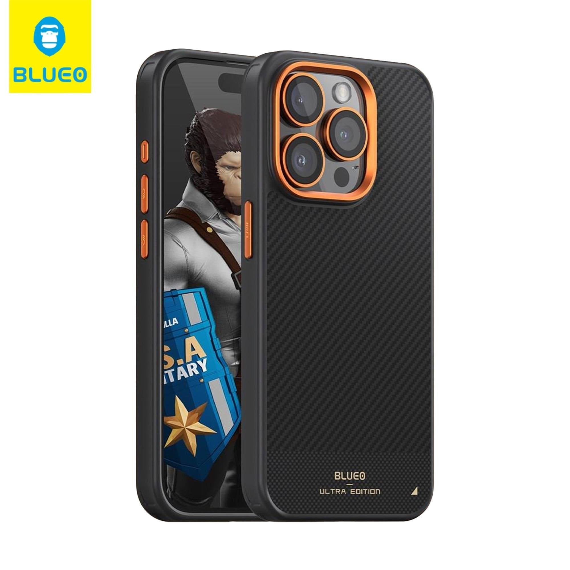 Armor Orange Kevlar Aramid Fiber Serisi Kılıf - iPhone 15 Pro Max
