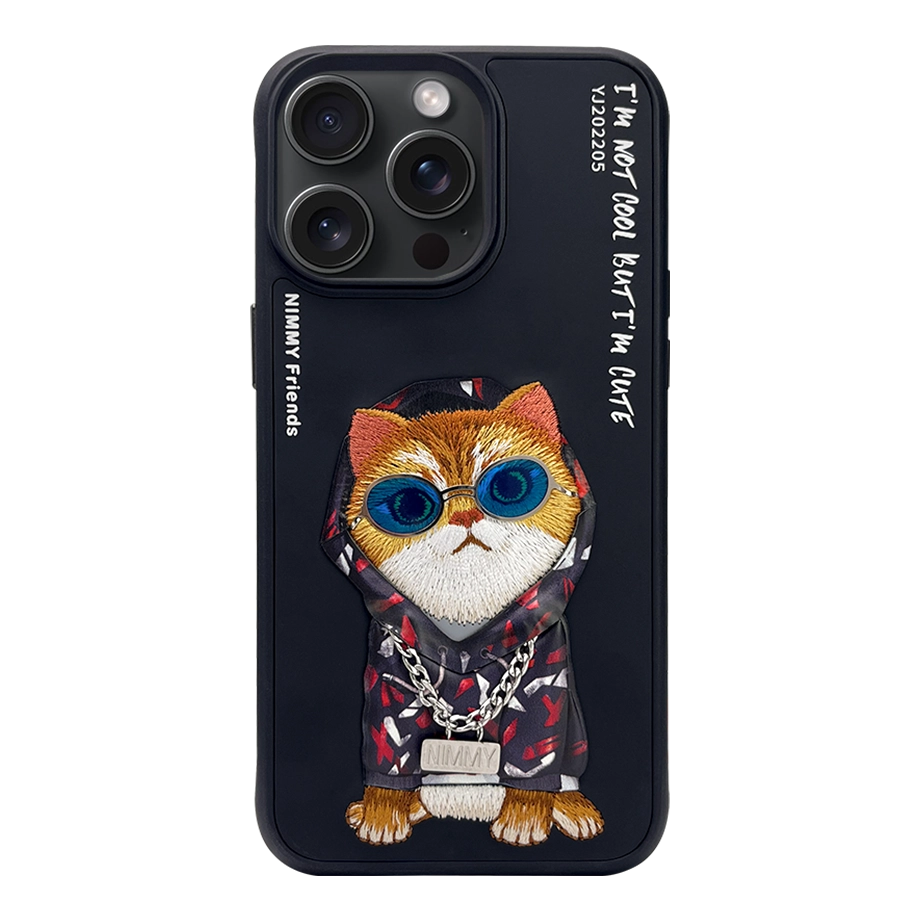 Cool Cat Serisi Kılıf - iPhone 14 Pro