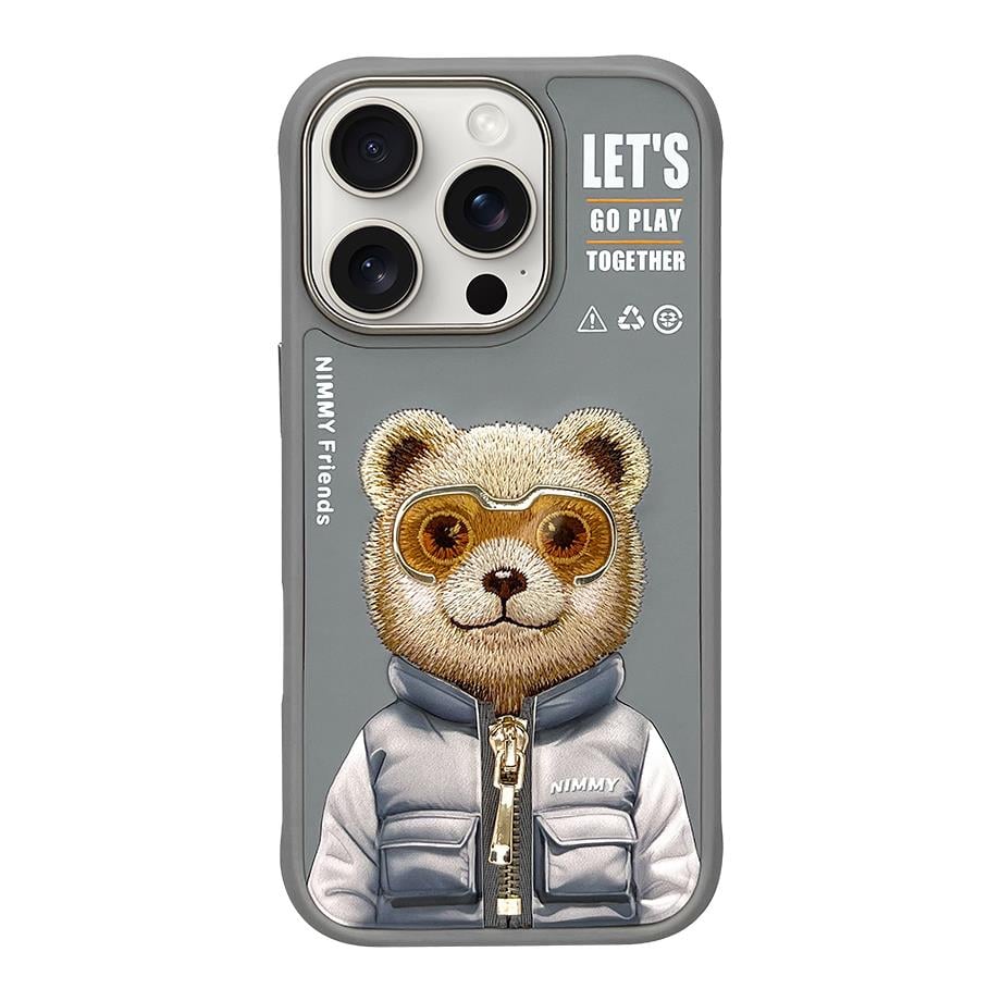 Gray Bear Serisi Kılıf - iPhone 15 Pro Max