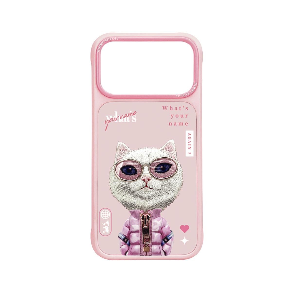 Pink Cat Serisi Kılıf - iPhone 17 Pro