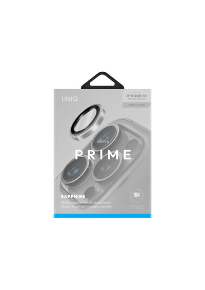 Optix Prime Sapphire Çelik Kamera Lens Koruyucu - iPhone 16 Pro / 16 Pro Max