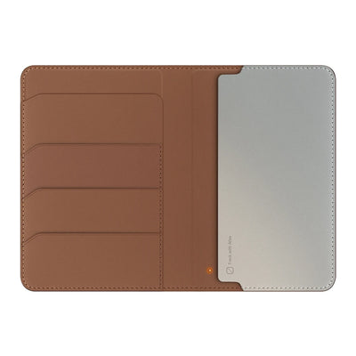 Belmont Apple Bul Özellikli Vegan Deri Pasaport Kılıfı