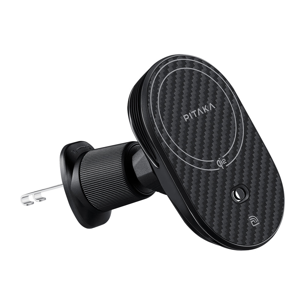 MagEZ Pro 2 Magsafe Şarj Özellikli Qi2 Aramid Fiber Araç Telefon Tutucu