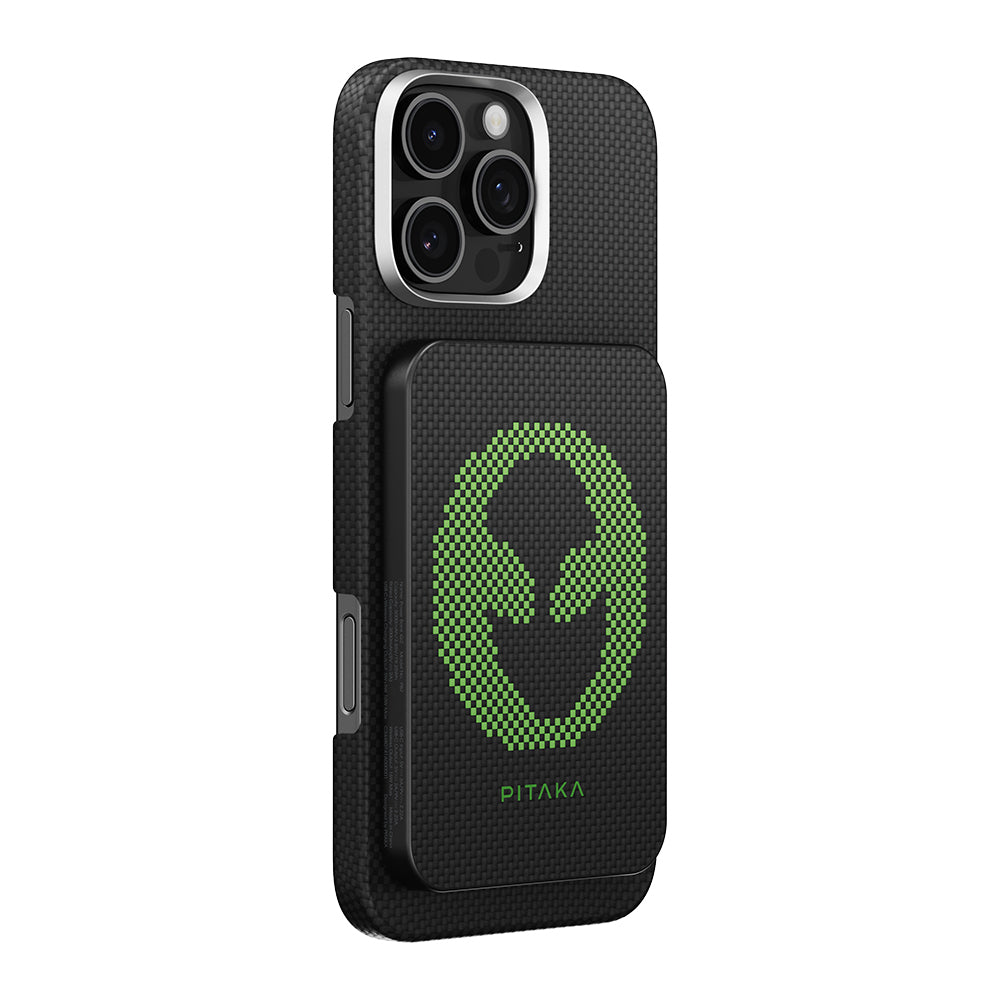 Alien Woven Qi2 Şarj Teknolojili Aramid Fiber 15W 5000mAh Powerbank