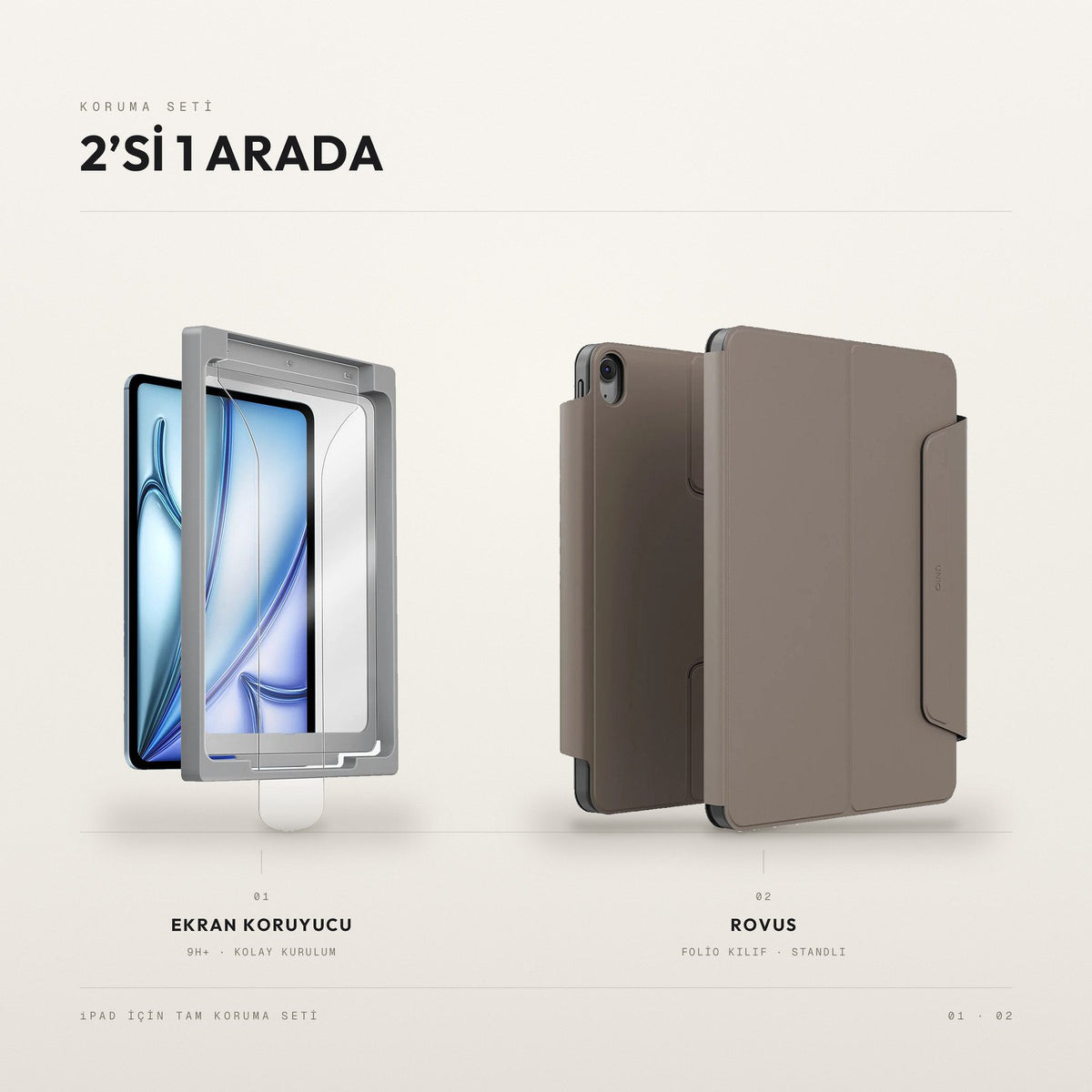 Rovus Koruma Paketi - iPad Air 13'