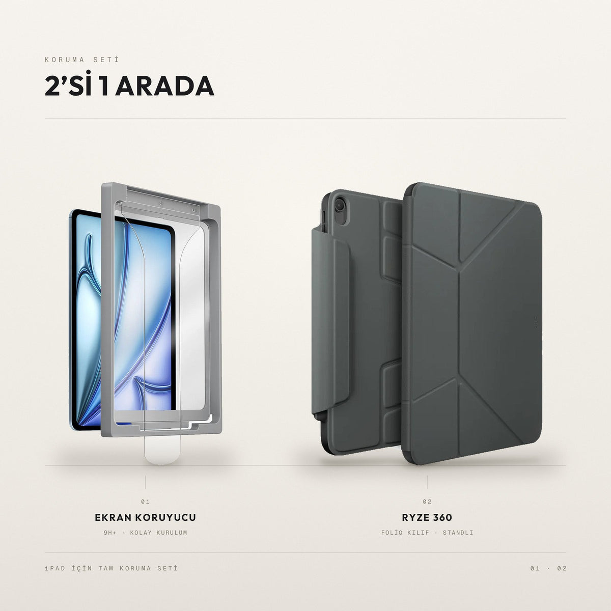 Ryze Koruma Paketi - iPad Air 13'