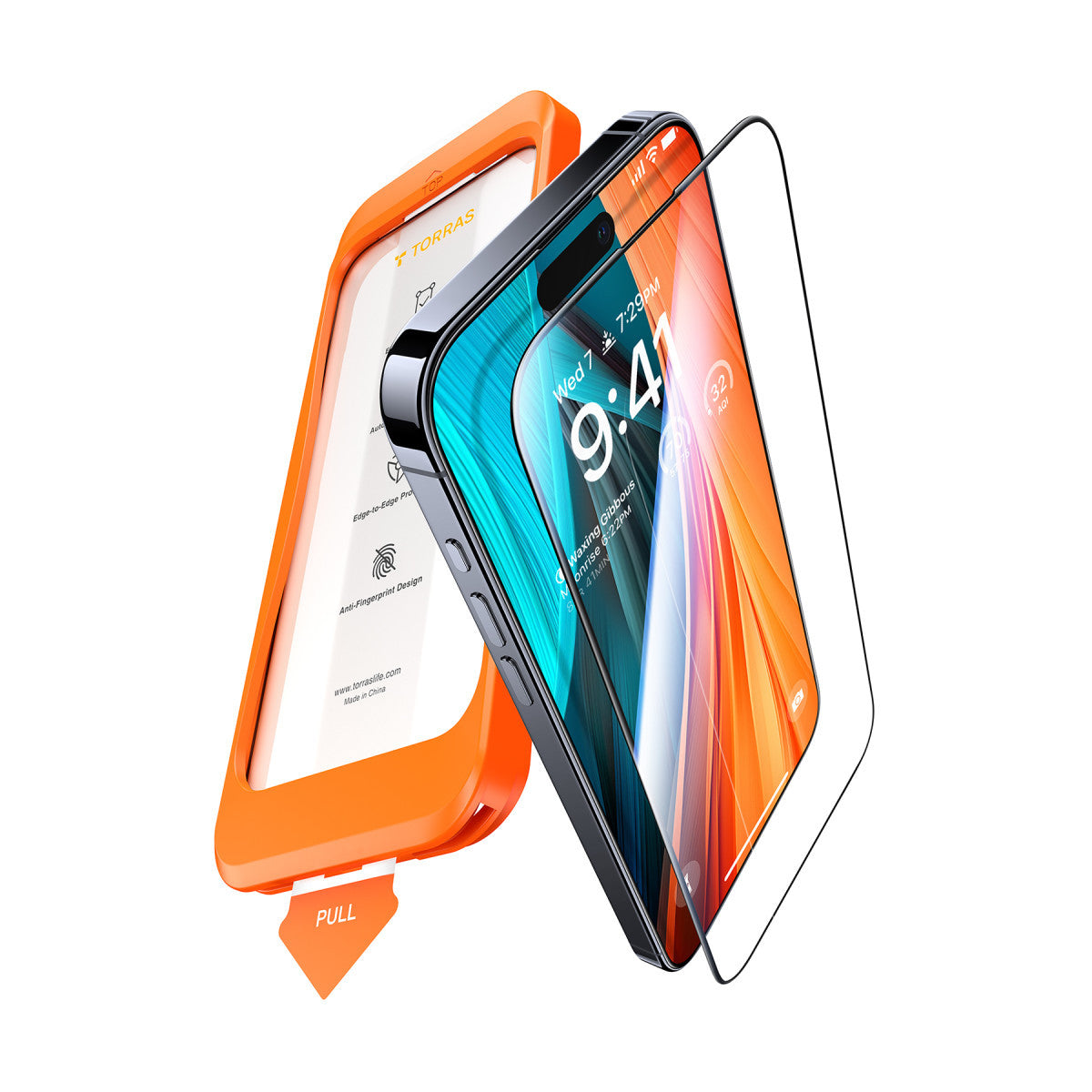 GlassGo Uygulama Aparatlı Ekran Koruyucu - iPhone 15