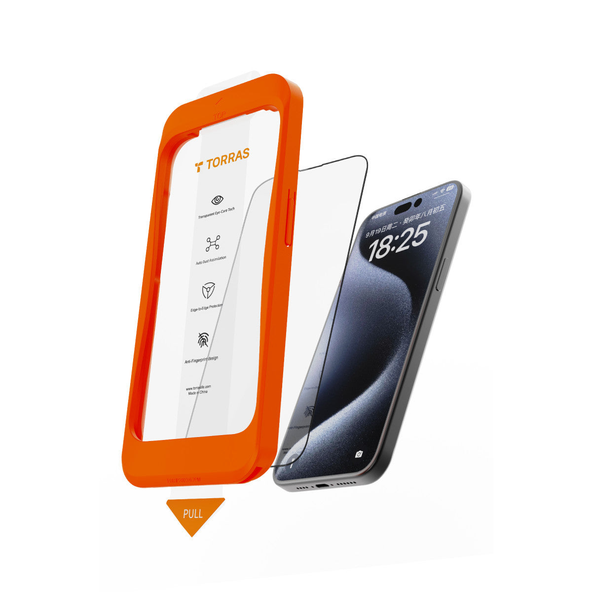 GlassGo Uygulama Aparatlı Ekran Koruyucu - iPhone 15