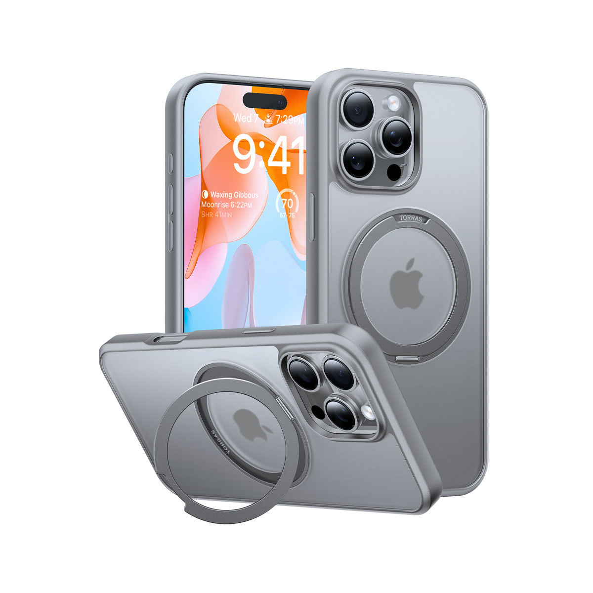 Ostand Pro Spin Serisi Kılıf - iPhone 16 Pro