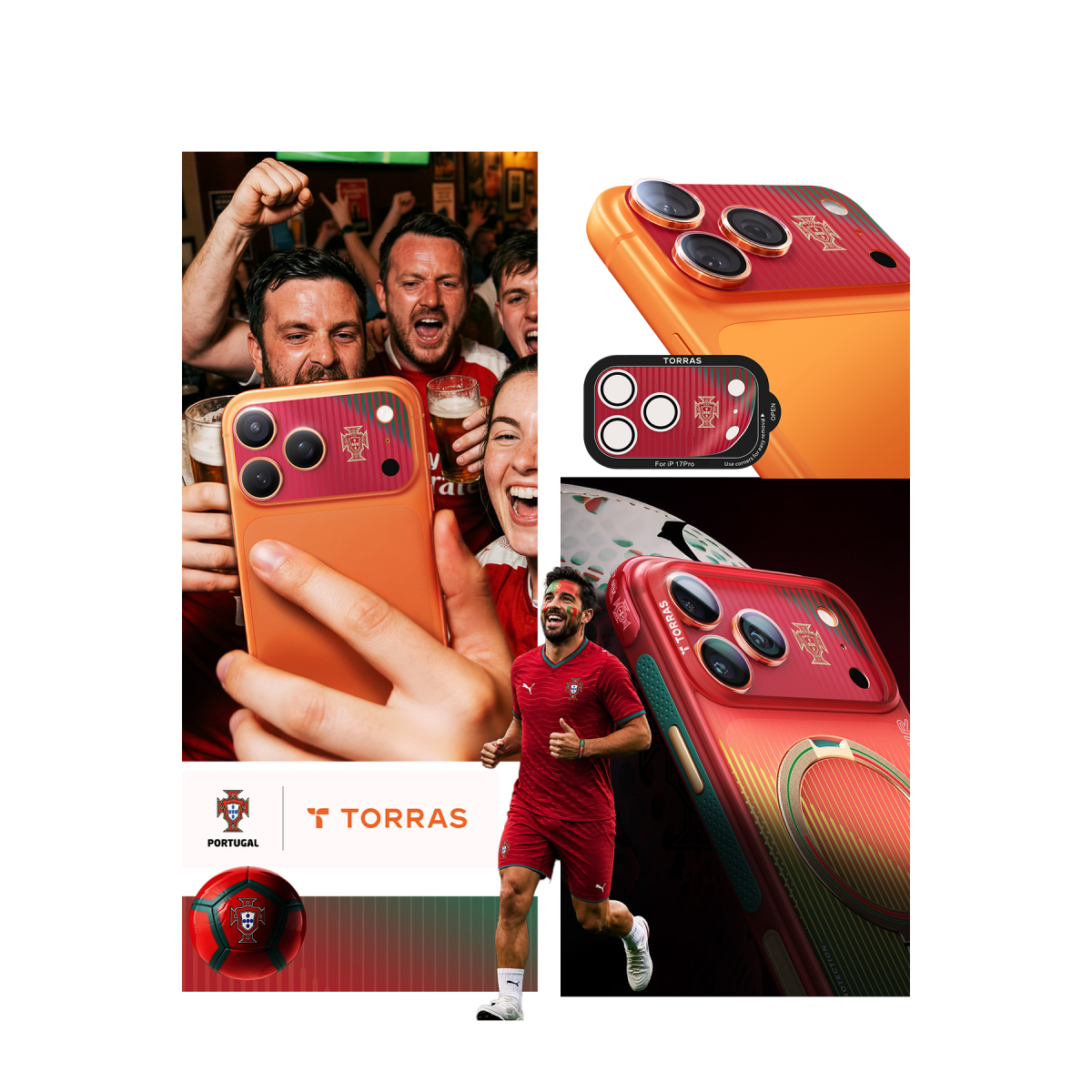 World Cup Serisi Kamera Lens Koruyucu - iPhone 17 Pro