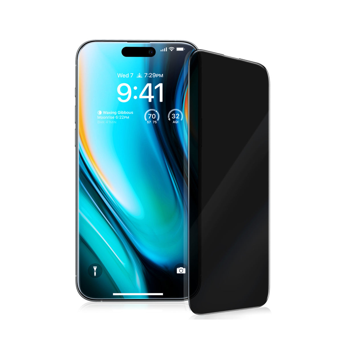 GlassGo Uygulama Kitli Privacy Ekran Koruyucu - iPhone 15