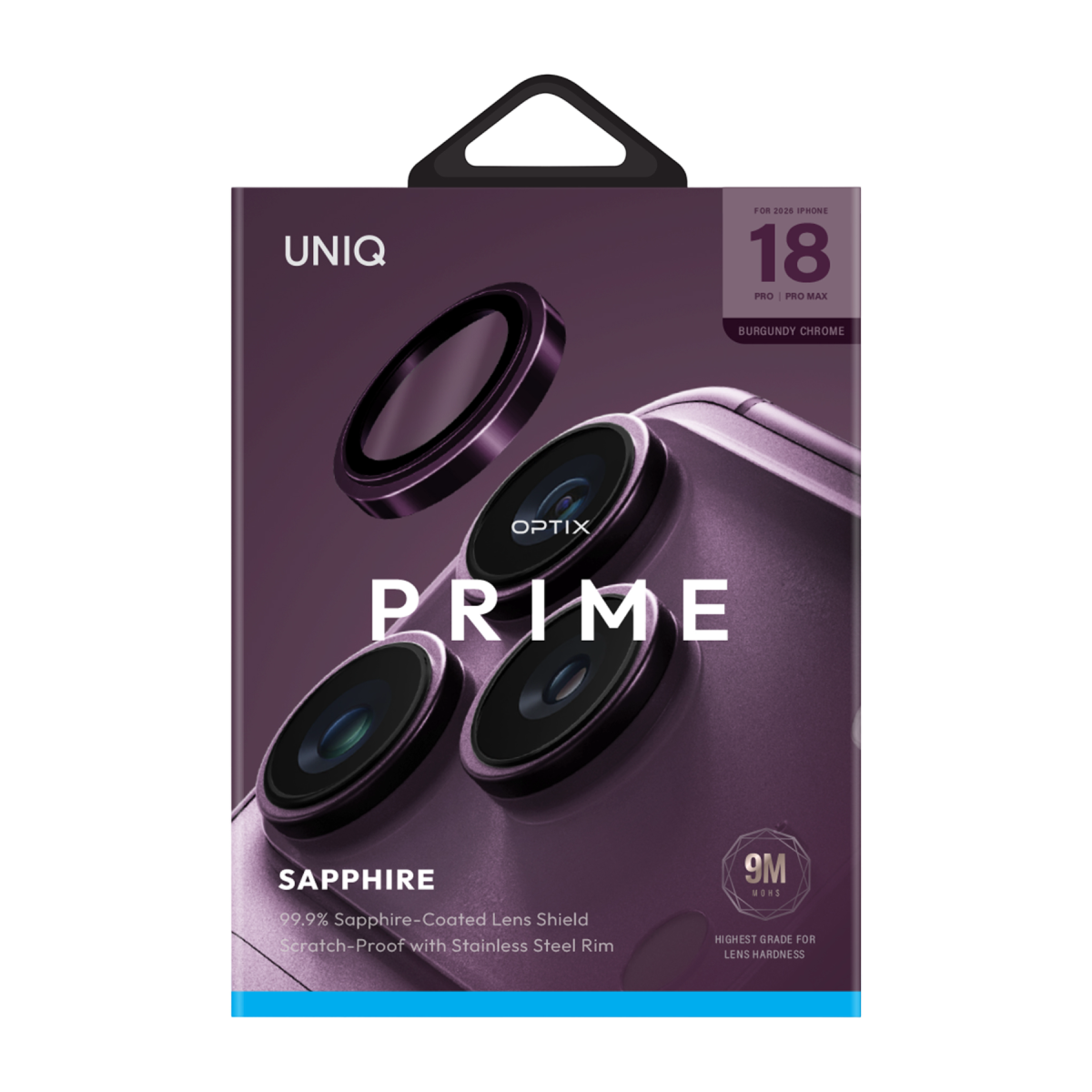 UNIQ Optix Prime Sapphire Lens Koruyucu - iPhone 18 Pro Max